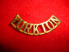 M158a - The Yorkton Regiment of Canada Brass Shoulder Title Badge  